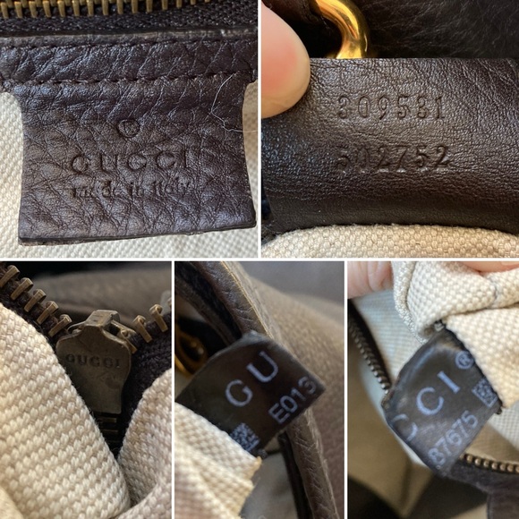 Gucci ⚡️HP⚡️ Leather Twill Hobo Bag - Picture 3 of 16
